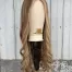 Blonde Topper 100% Virgin Remy human hair topper, fully hand tied full lace, blonde topper with roots and highlights, 28” inches - 10”x12”